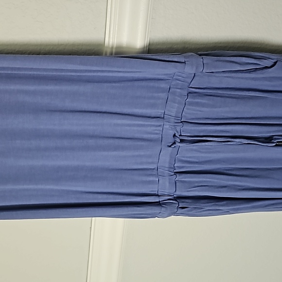 Forever 21 Contemporary Sleeveless V-neck Jumpsuit Drawstring Waist Pockets S - Picture 4 of 8